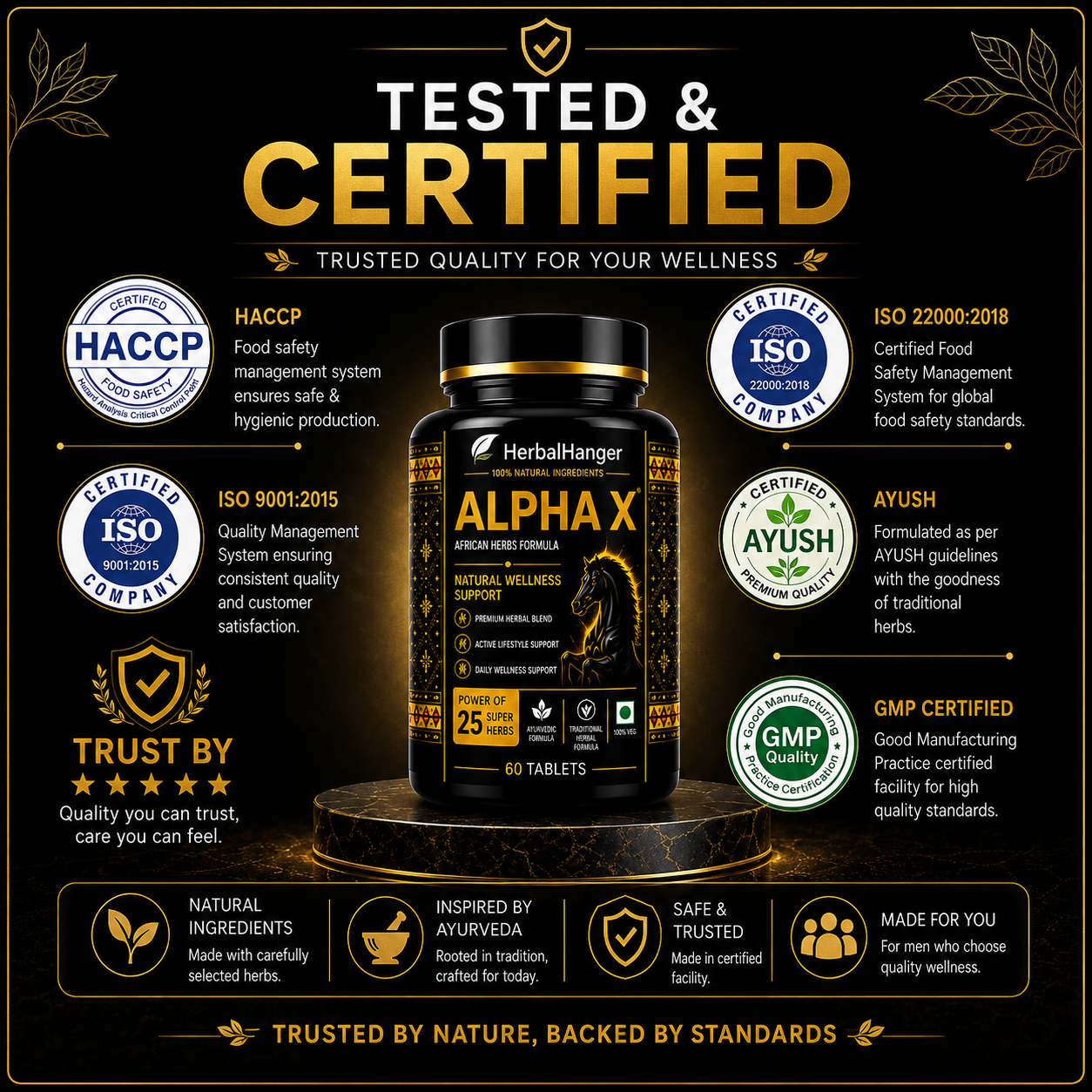 Alpha X – African Herbs Formula | 60 Tablets