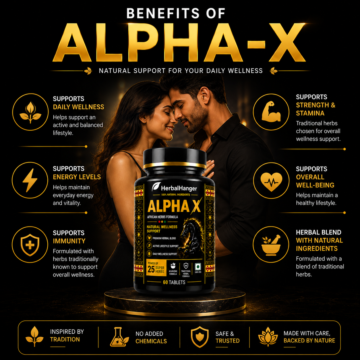 Alpha X – African Herbs Formula | 60 Tablets