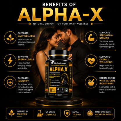 Alpha X – African Herbs Formula | 60 Tablets